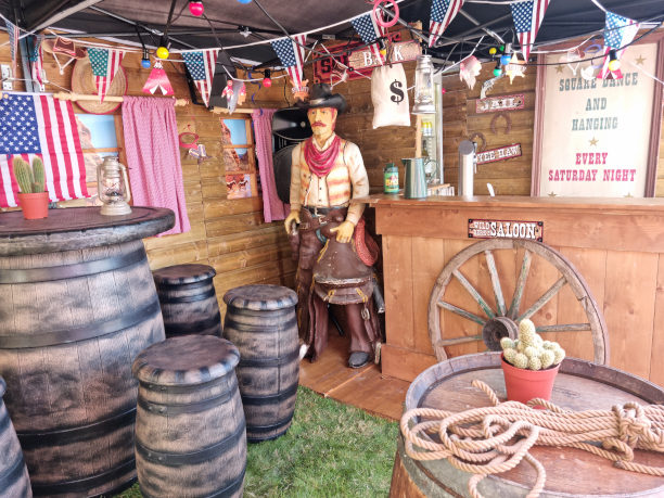 wild west thema feest 